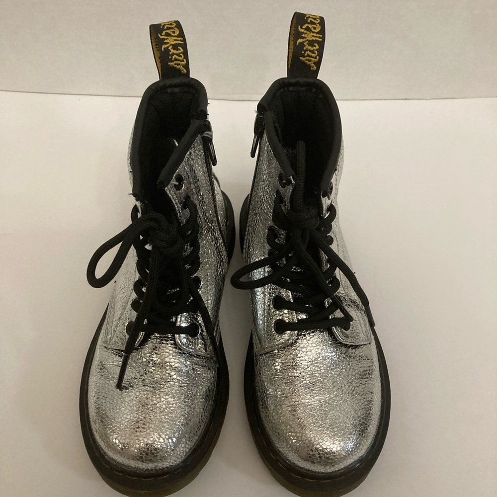 Kids Silver Boots
